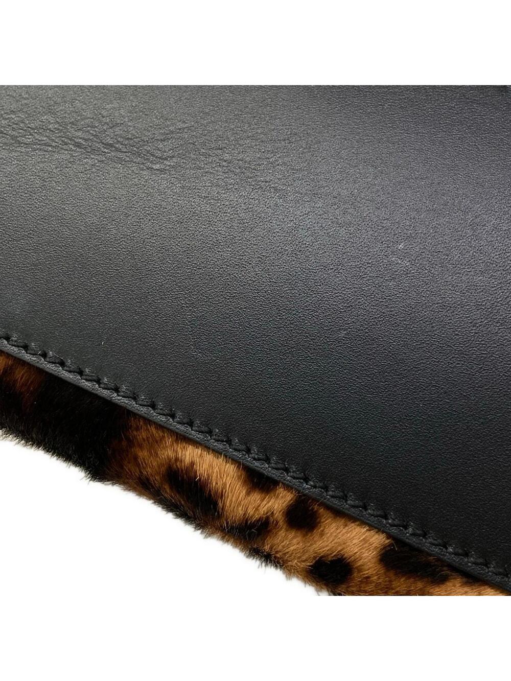 Gucci Craft Brown Black Unborn Calf #285692G12B - Picture 13 of 15
